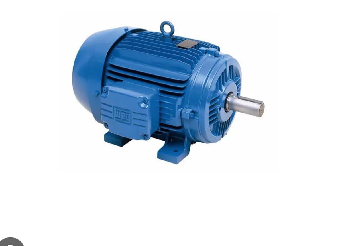 Motor elétrico WEG azul